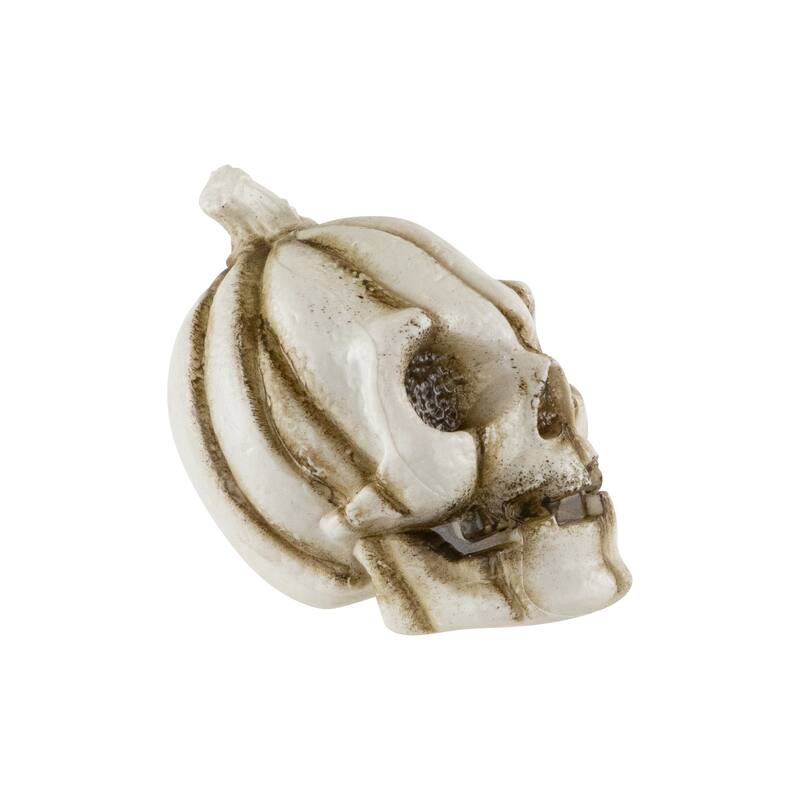 Bag of Mini Pumpkin Head Skulls Halloween Decorations - 3" - Set of 6