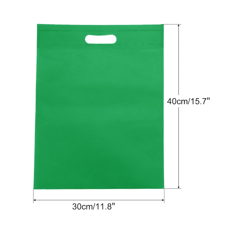 Nonwoven Tote Bags Reusable Goodie Treat Bag with Handles for Shopping