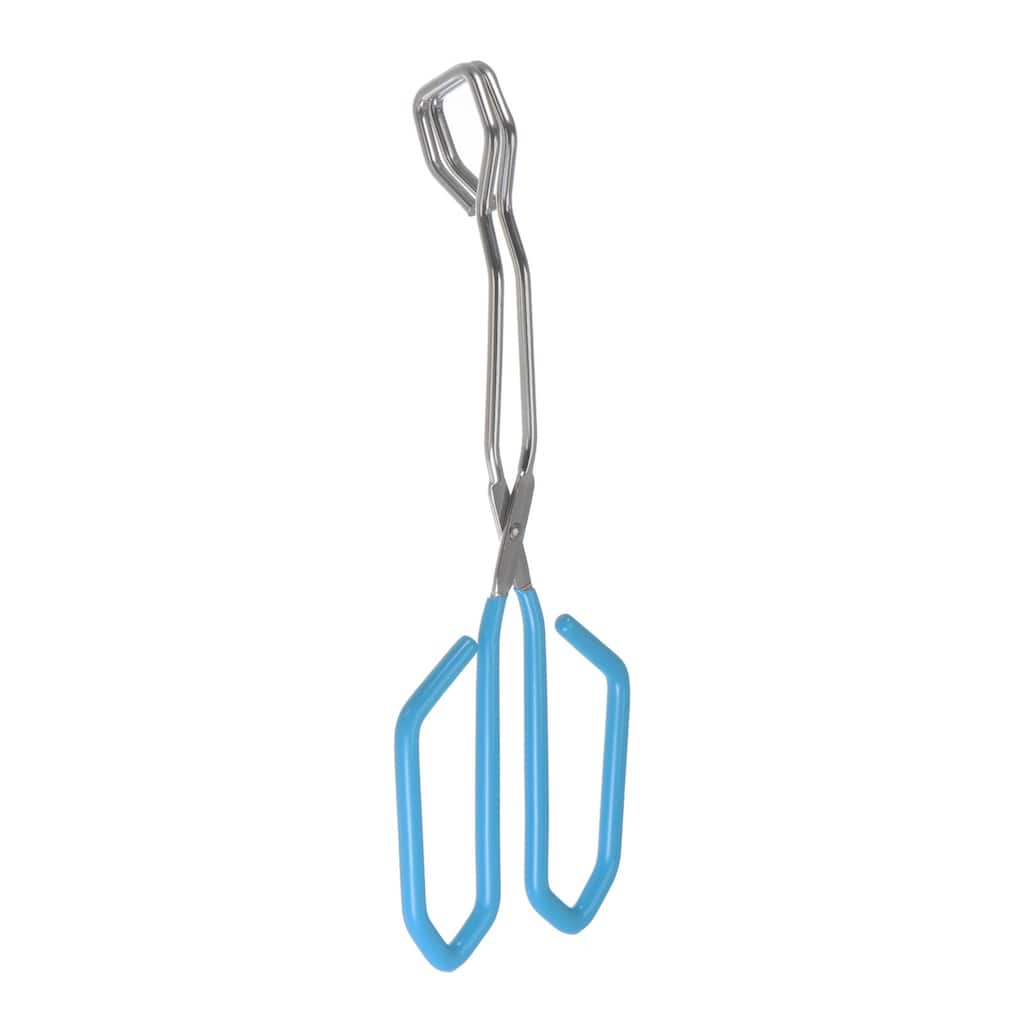 Stainless Steel Scissor Tongs 11" Barbecue Grilling Tongs with Handle