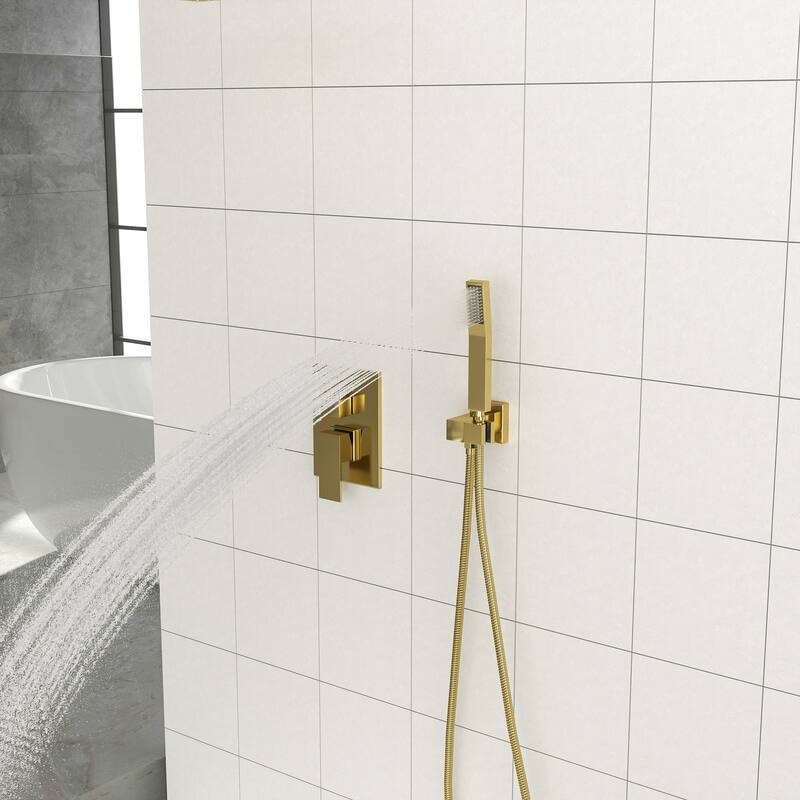 Topcraft 10-inch Ceiling Mount Square Shower System with Rough-in Valve - 10*10
