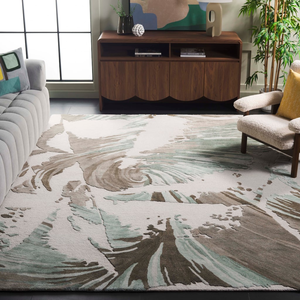 SAFAVIEH Handmade Fifth Enkela Avenue Modern Abstract Wool Rug