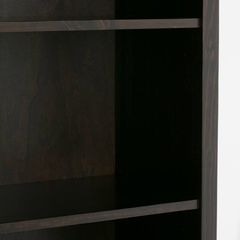 WYNDENHALL Halifax 30" Wide Solid Wood Transitional 5 Shelf Bookcase - 30"w x 14"d x 70" h
