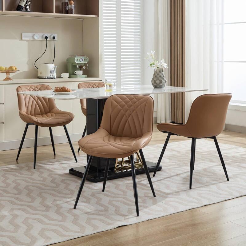 Dining Chairs Set of 2, Mid Century Modern Kitchen Chairs