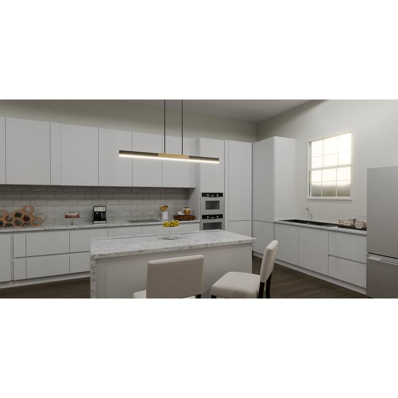 Colter Integrated LED Brushed Gold Island Light