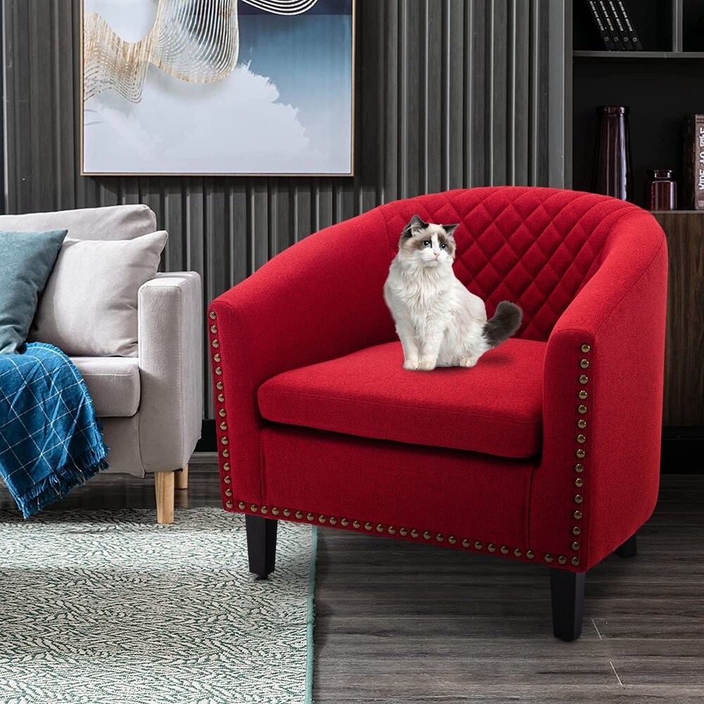 Red chair home decor shop