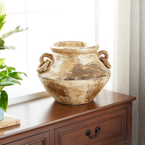 Tuscan Terracotta Artisan Vase and Urn Collection