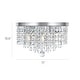 preview thumbnail 29 of 45, GetLedel Modern 5-Light Crystal Flush Mount Chandelier