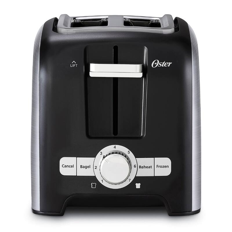 2 Slice Toaster with Extra-Wide Slots in Brushed Stainless Steel