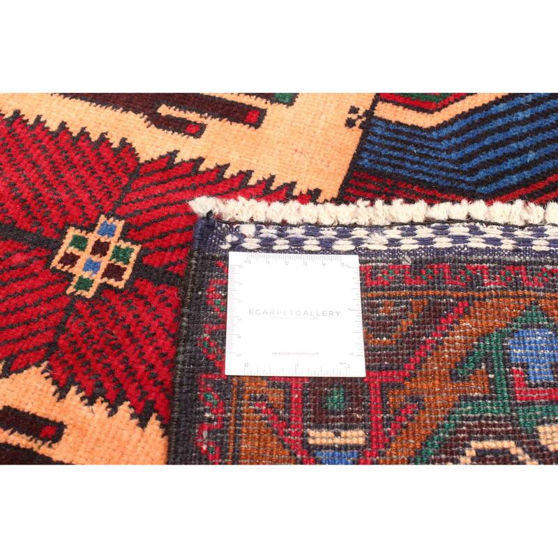 ECARPETGALLERY Hand-knotted Teimani Light Orange Wool Rug - 2'11 x 5'0