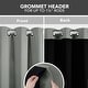 preview thumbnail 32 of 91, Deconovo 100 Percent Blackout with Liner Grommet Curtain (2 Panel)