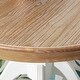 preview thumbnail 2 of 8, Josie Two-tone Round Solid Wood Pedestal Table