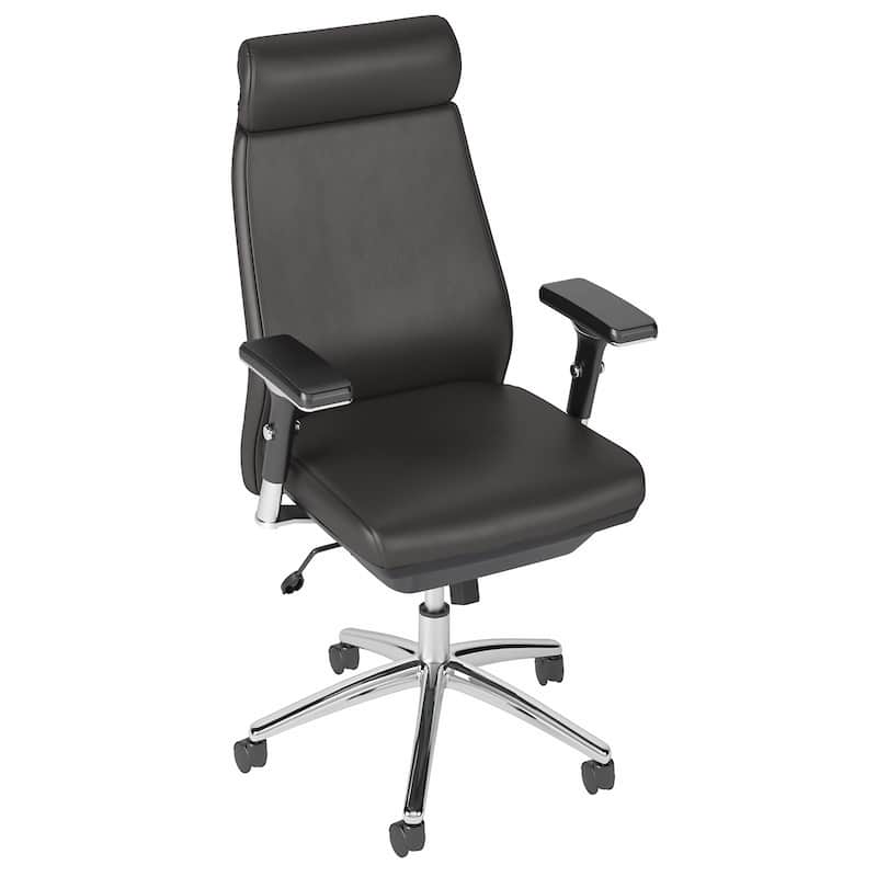 Bush Business Metropolis High Back Leather Executive Office Chair