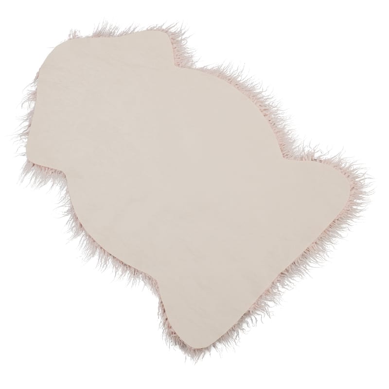 Soft Faux Mongolian Fur Rug - 24"x35"