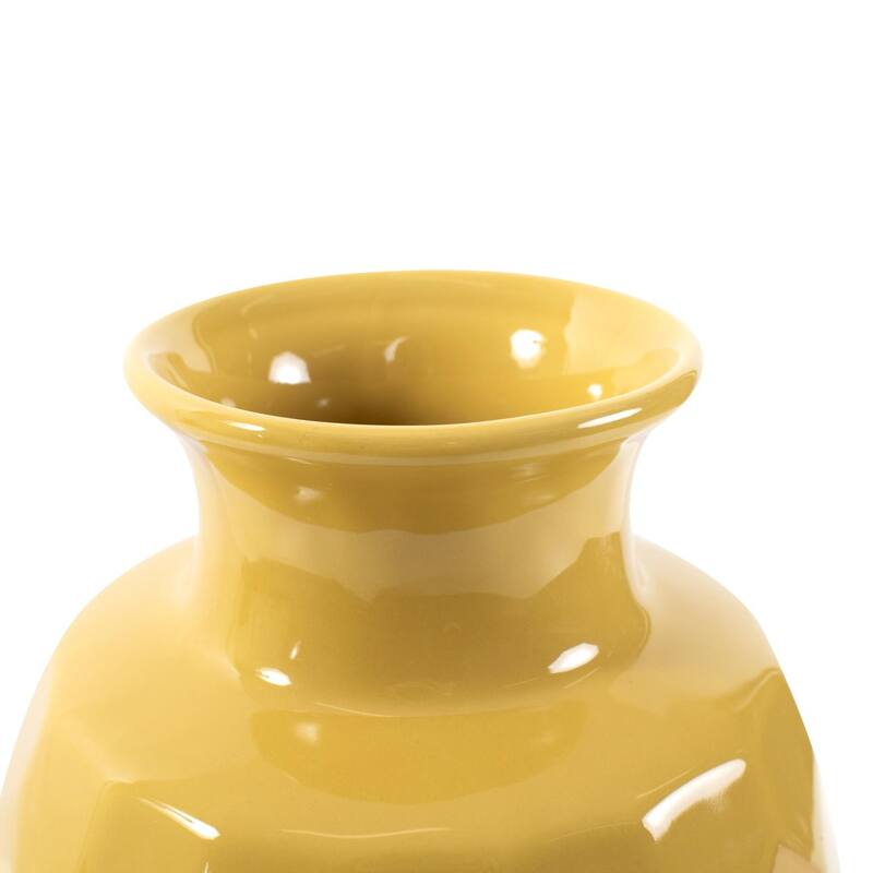 Golden Bee Ceramic Vase