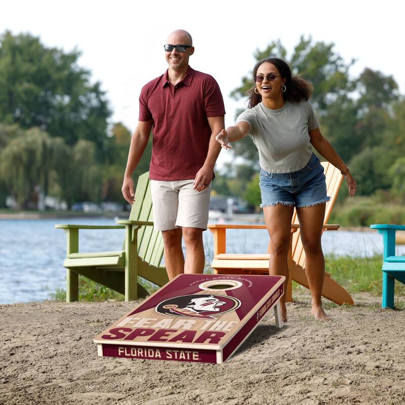 Florida State Seminoles NCAA 2x4 Professional Cornhole Board Set
