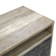 preview thumbnail 2 of 4, DH BASIC Bohemian Wood 3-Shelf Accent Cabinet with Screen Printed Pattern by Denhour