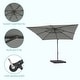 preview thumbnail 14 of 36, 8.2 x 8.2 Ft Patio Offset Umbrella w/Steel Frame and Angle Adjustment