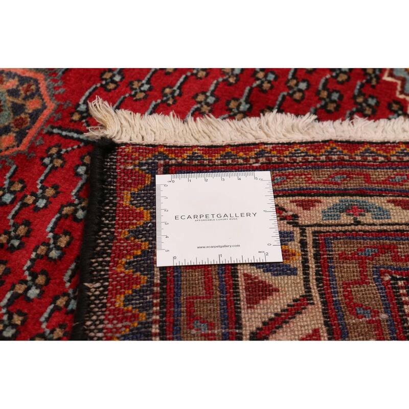 ECARPETGALLERY Hand-knotted Anatolian Vintage Black, Red Wool Rug - 3'3 x 5'1