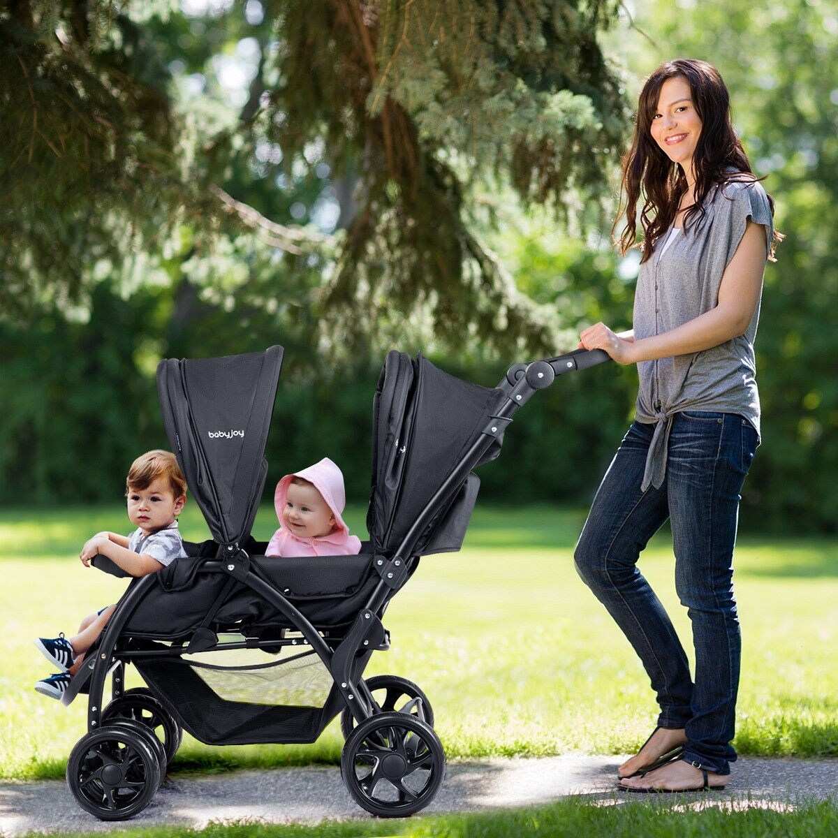 front and back stroller