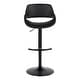 preview thumbnail 69 of 144, Silver Orchid Svellingen Adjustable Bar Stool with Rounded T Footrest - Set of 2