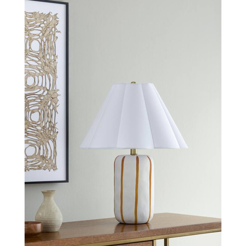 Livabliss Kinki Traditional Accent Table Lamp - 25"H x 18"W x 18"D
