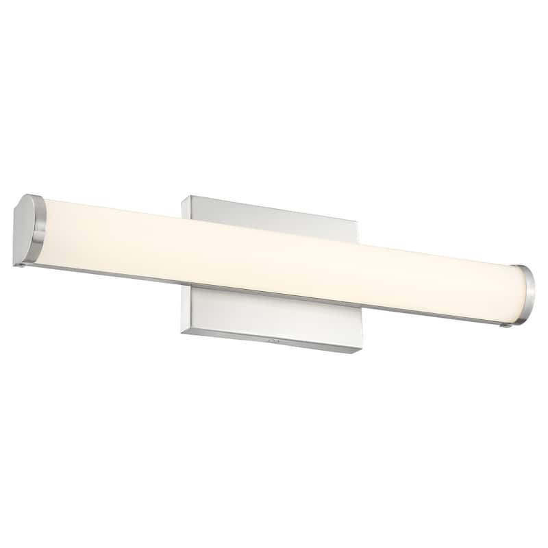 Access Lighting Arc - Vanity - 18" - Brushed Steel - White Acrylic
