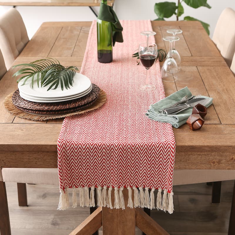 Chevron Handloom Table Runner