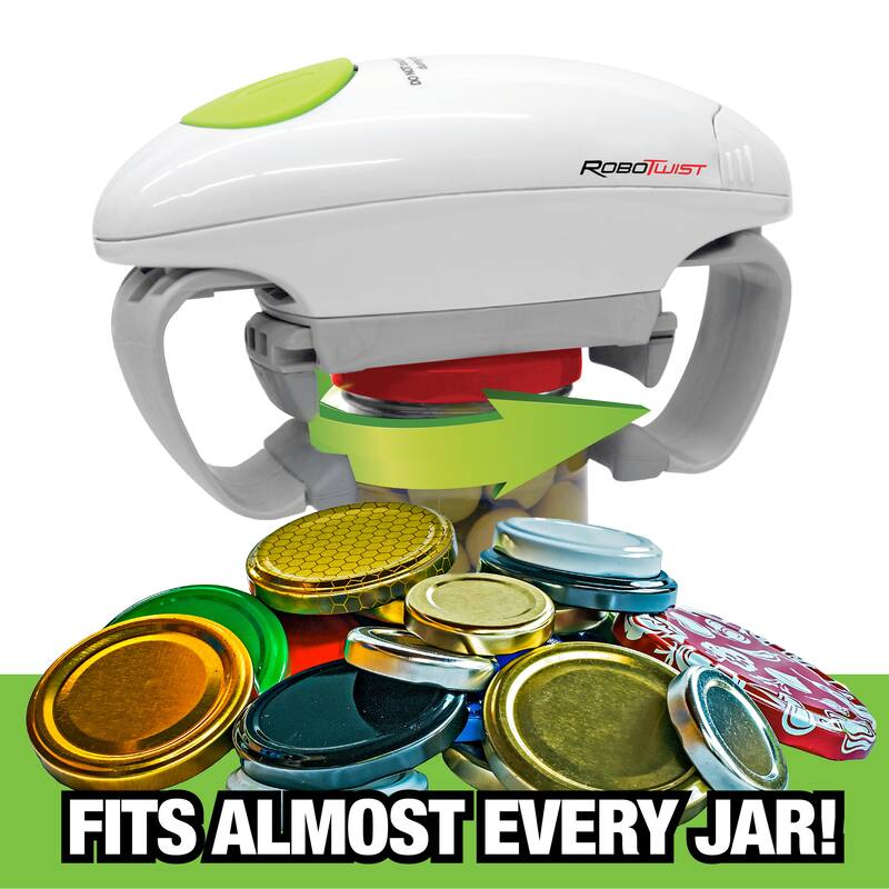 Robo Twist Electric Jar Opener Automatic Hands-Free Kitchen Gadget