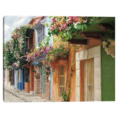 Village Colors by Studio Arts Canvas Art Print