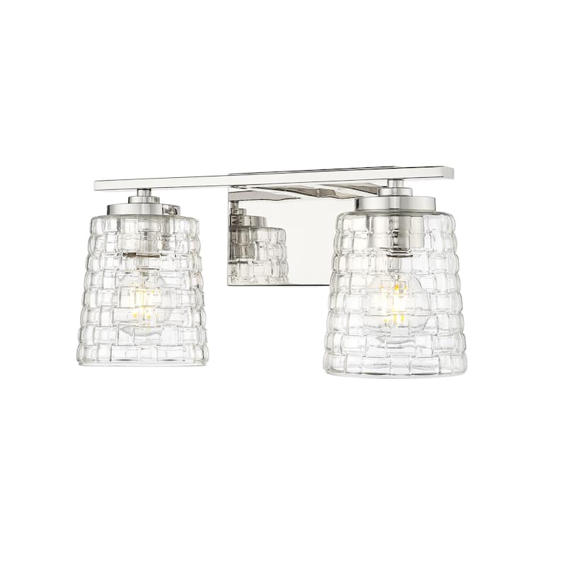 Saben 2-Light Vanity - Polished Nickel