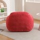 preview thumbnail 16 of 43, Memory Foam Bean Bag Chair Teddy Fabric Bean Bag Sofa with Armrest