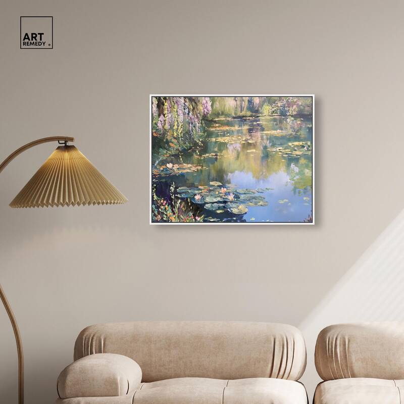 Lily Lagoon I Canvas by Art Remedy