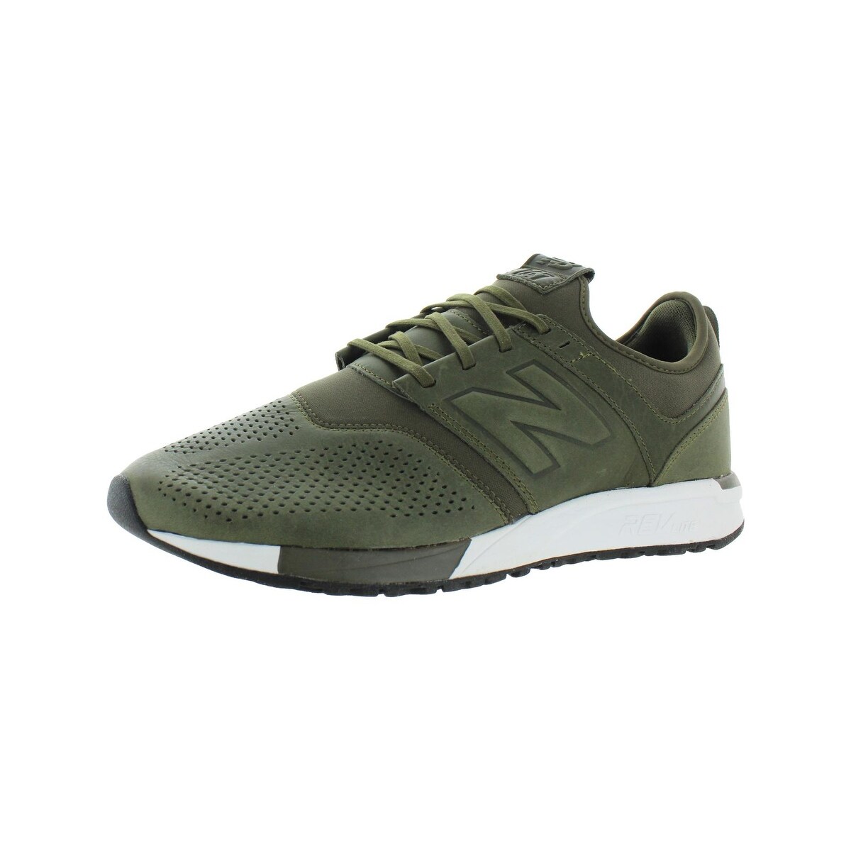 new balance leather trainers