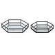 preview thumbnail 1 of 37, Kate and Laurel Felicia Decorative Mirrored Tray 2 Piece - Black