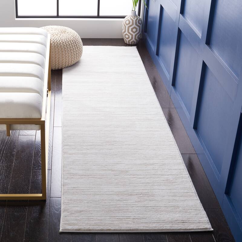 SAFAVIEH Vision Tanasa Modern Ombre Tonal Rug - 2'2" x 14' Runner - Ivory