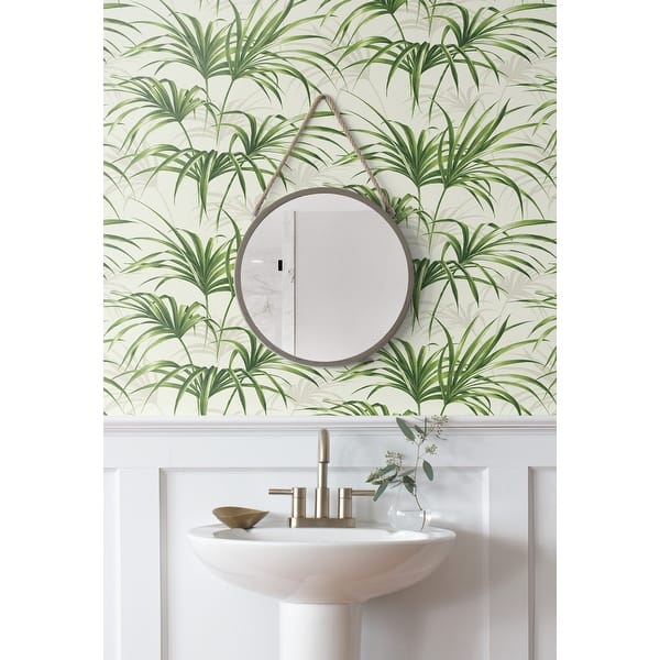 Shop Nextwall Tropical Palm Leaf Peel And Stick Removable