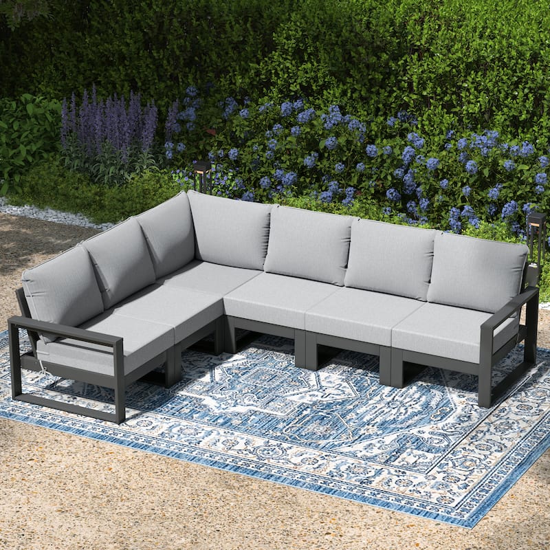 Endless Patio 6-Piece Deep Seating Set with Gray Frame