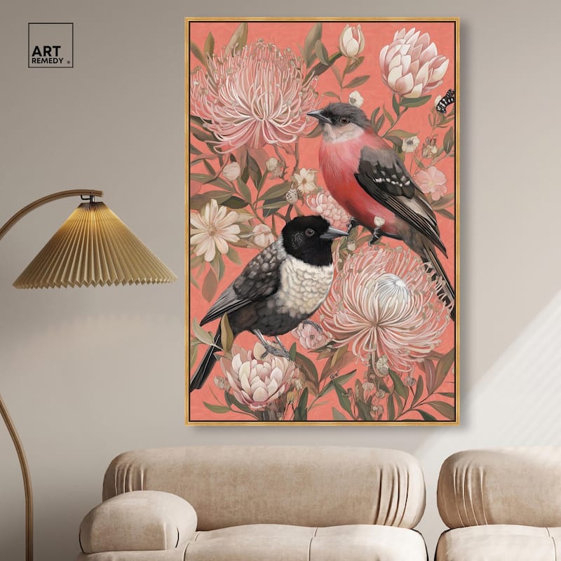 Protea Paradise Canvas by Art Remedy