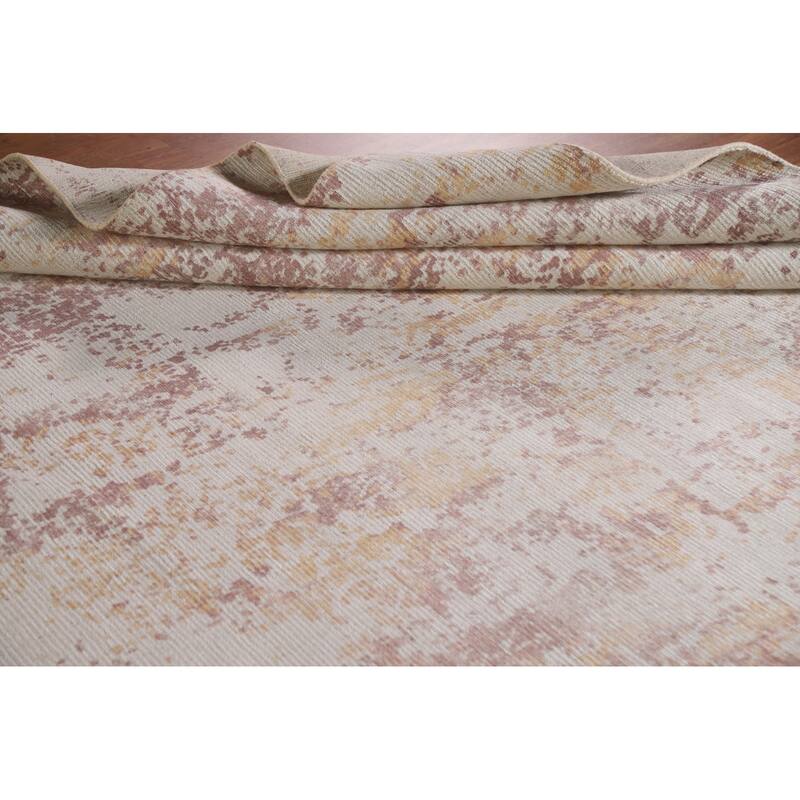 Modern Abstract Rug Handmade Living Room Wool Carpet - 7'11"x 9'10"