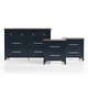 preview thumbnail 12 of 22, Furniture of America Althea Modern Farmhouse 3-Piece Wood Dresser and 2 Nightstand Bedroom Set