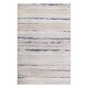 preview thumbnail 1 of 3, LOOM & LUXE Collection Cream/Ivory/Bordered Non-Shedding Area Rug - 36" D x 24" W x 0.35" H