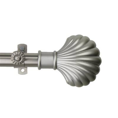 Tension Rod for Curtains, Adjustable Window Curtain Rod, Satin Nickel Finish, Home Decor - 48