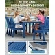 preview thumbnail 20 of 36, WINSOON 12-Piece HIPS All Weather Outdoor Patio Dining Sets with Umbrella Hole& Aluminum Frame,2-Table 10-Chairs
