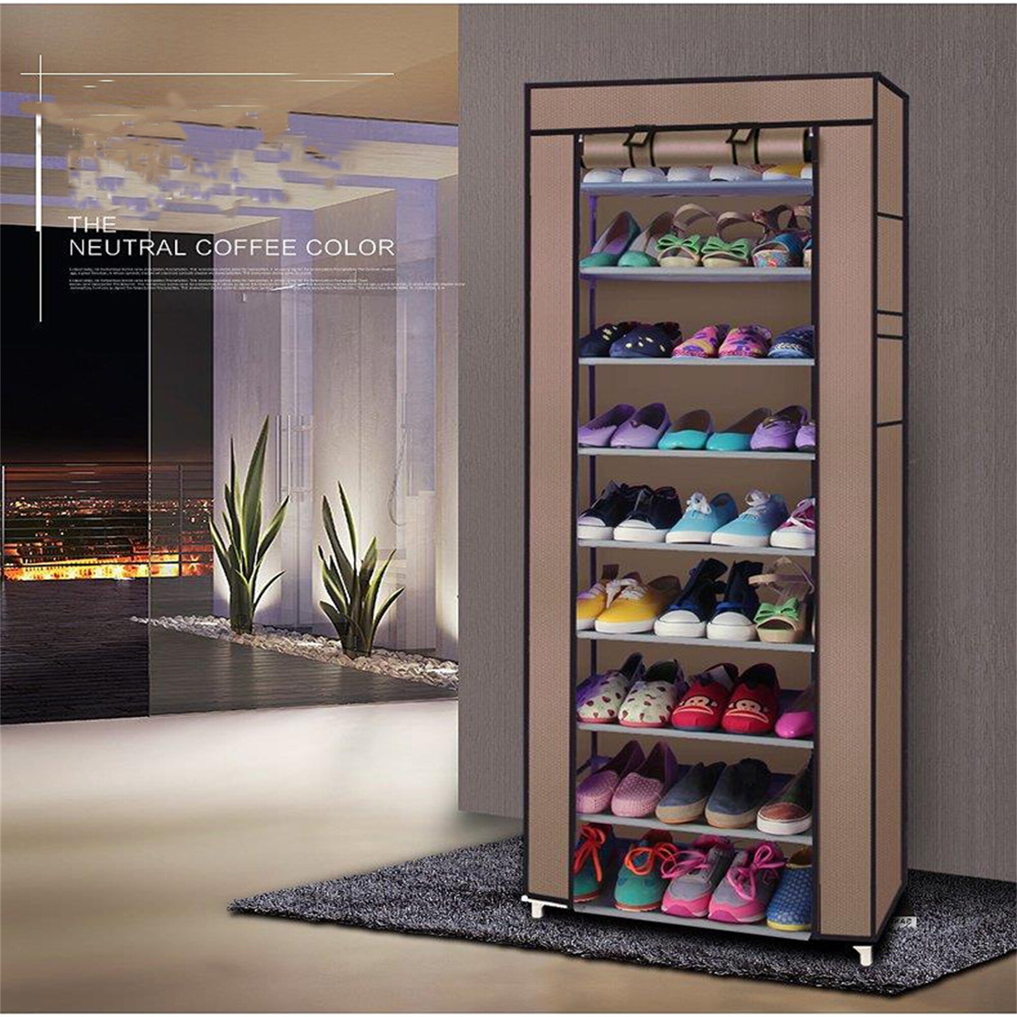 Bed bath and beyond shoe rack for closet 2025