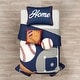 preview thumbnail 21 of 20, Lush Decor Baseball Game Reversible Oversized Kids Quilt Navy/Gray  - Twin