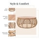 preview thumbnail 4 of 11, The Curated Nomad Doolittle Round Rattan Coffee Table