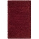 preview thumbnail 185 of 239, SAFAVIEH Santa Monica Shag Einara 2-inch Thick Area Rug 3' x 5' - Maroon - Rectangle