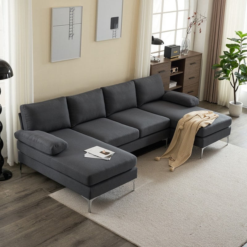 U-Shaped 4-Seat Indoor Modular Sofa