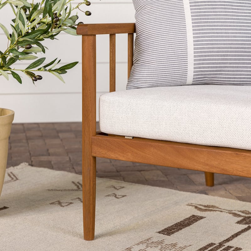 Middlebrook Solid Wood Outdoor Spindle Lounge Chair