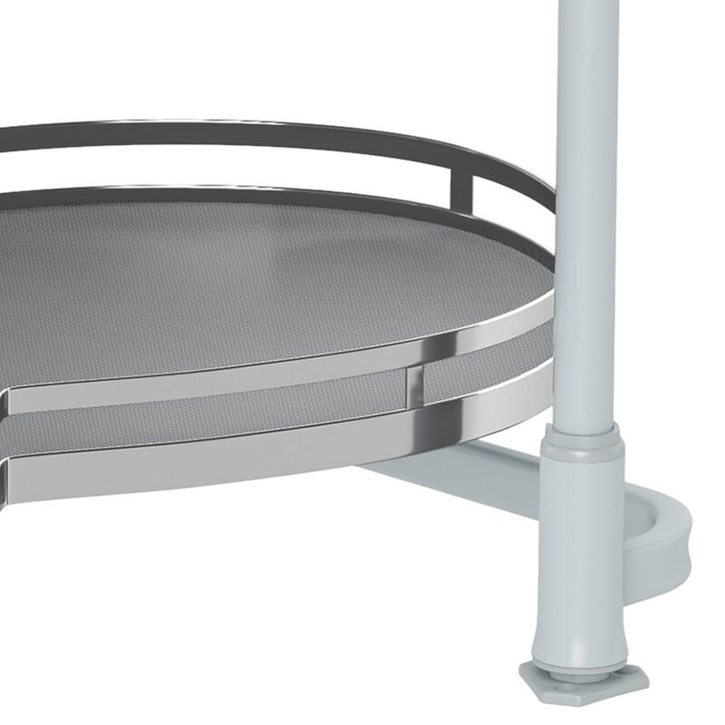 33" Irregular 2 Shelf Lazy Susan Set